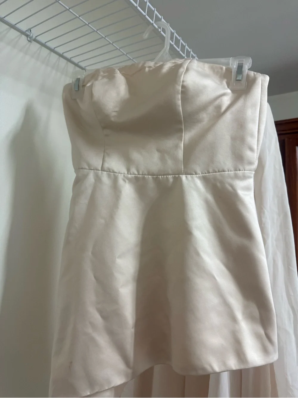 Azazie Alma Cream Two Piece Set - Picture 3 of 5